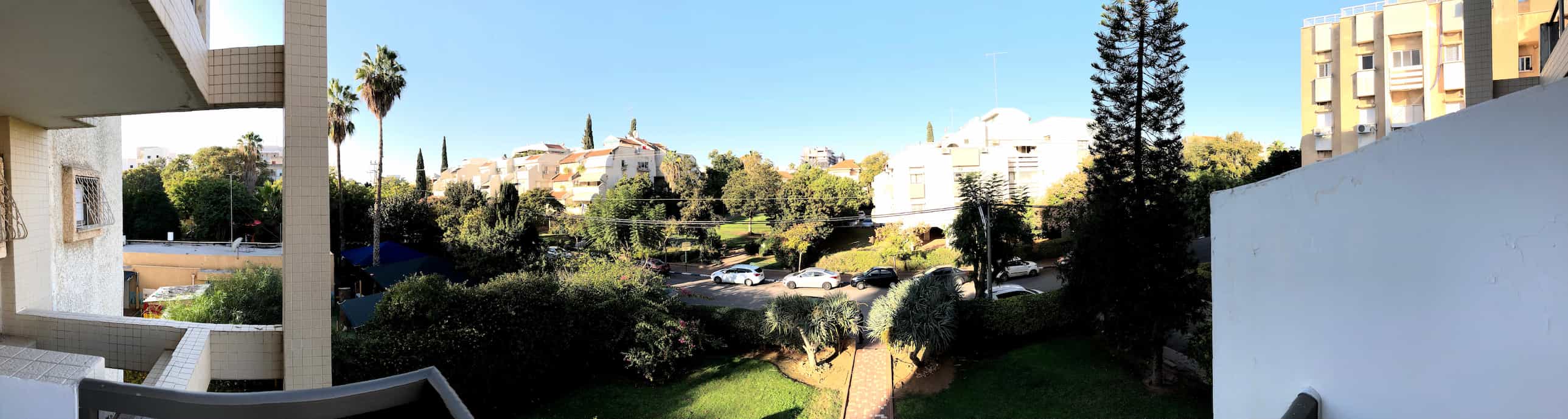 预定的民宿露台