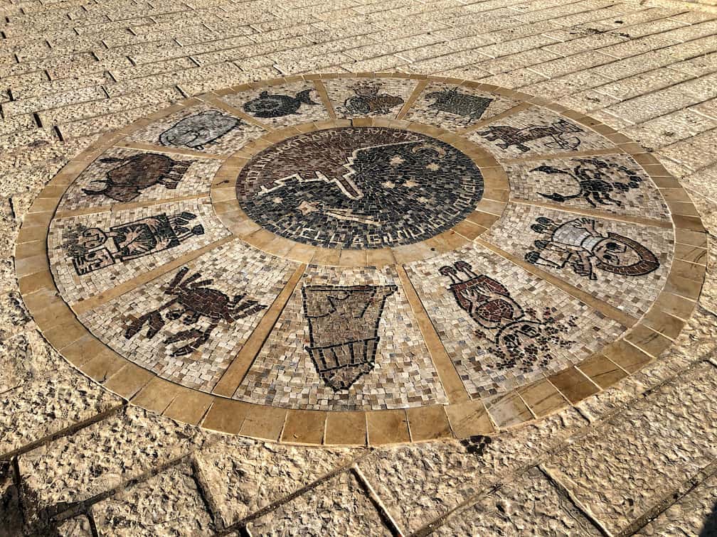 一个非常好看的地面十二宫